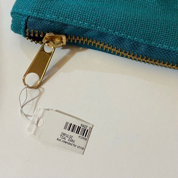 Charming I Need That No Really I Do Teal Makeup Bag Pouch - Picture 7 of 10